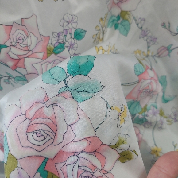 Christian Dior Vintage Lounge Wear nightgown Medium tie neck floor length - Picture 14 of 15